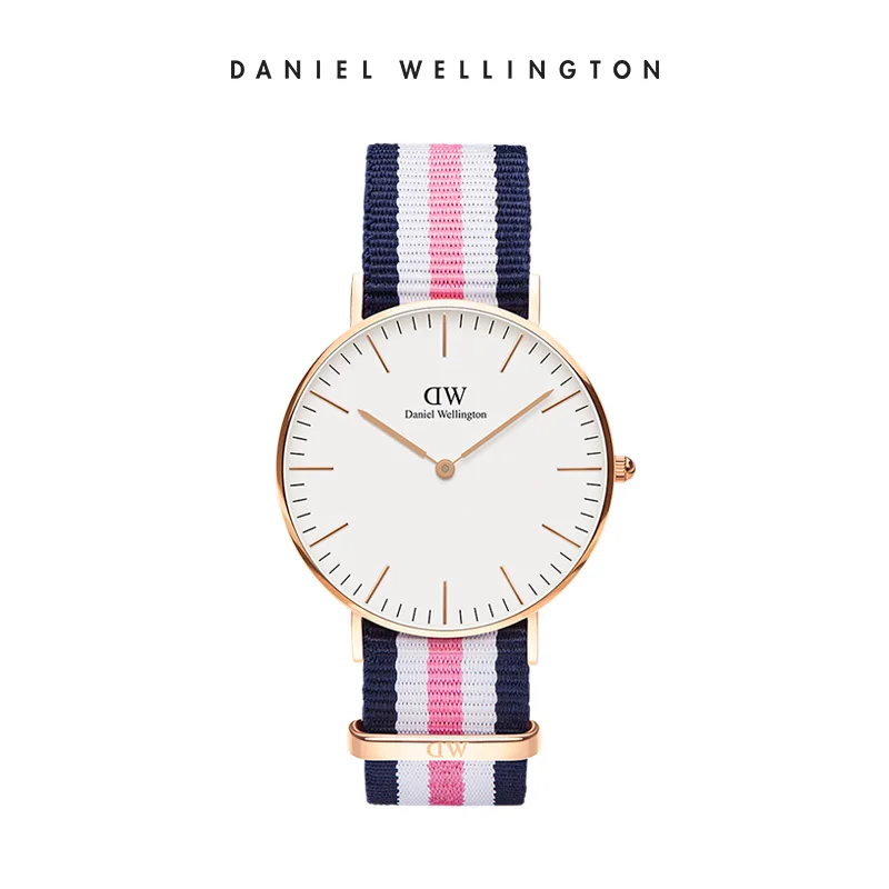 Daniel Wellington Women Casual Watch 36MM Stripe Nylon Strap Watch Contrast Color Watches Couple's Luxury Quartz Wristwatch
Daniel Wellington Women Casual Watch 36MM Stripe Nylon Strap Watch Contrast Color Watches Couple's Luxury Quartz Wristwatch