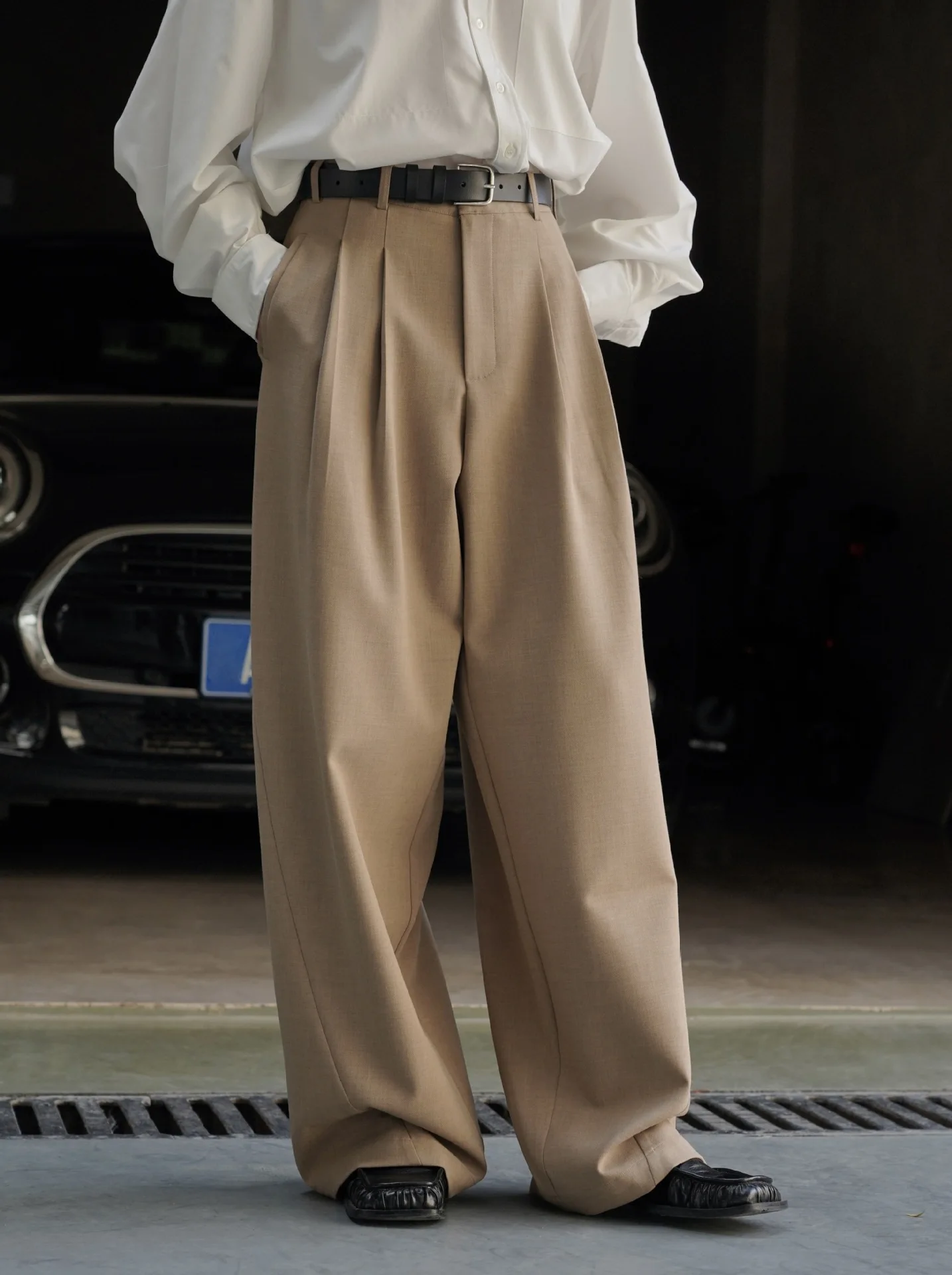 Spring and Autumn Women's Casual Solid Color High Waist Loose Wide Leg Pants
Spring and Autumn Women's Casual Solid Color High Waist Loose Wide Leg Pants