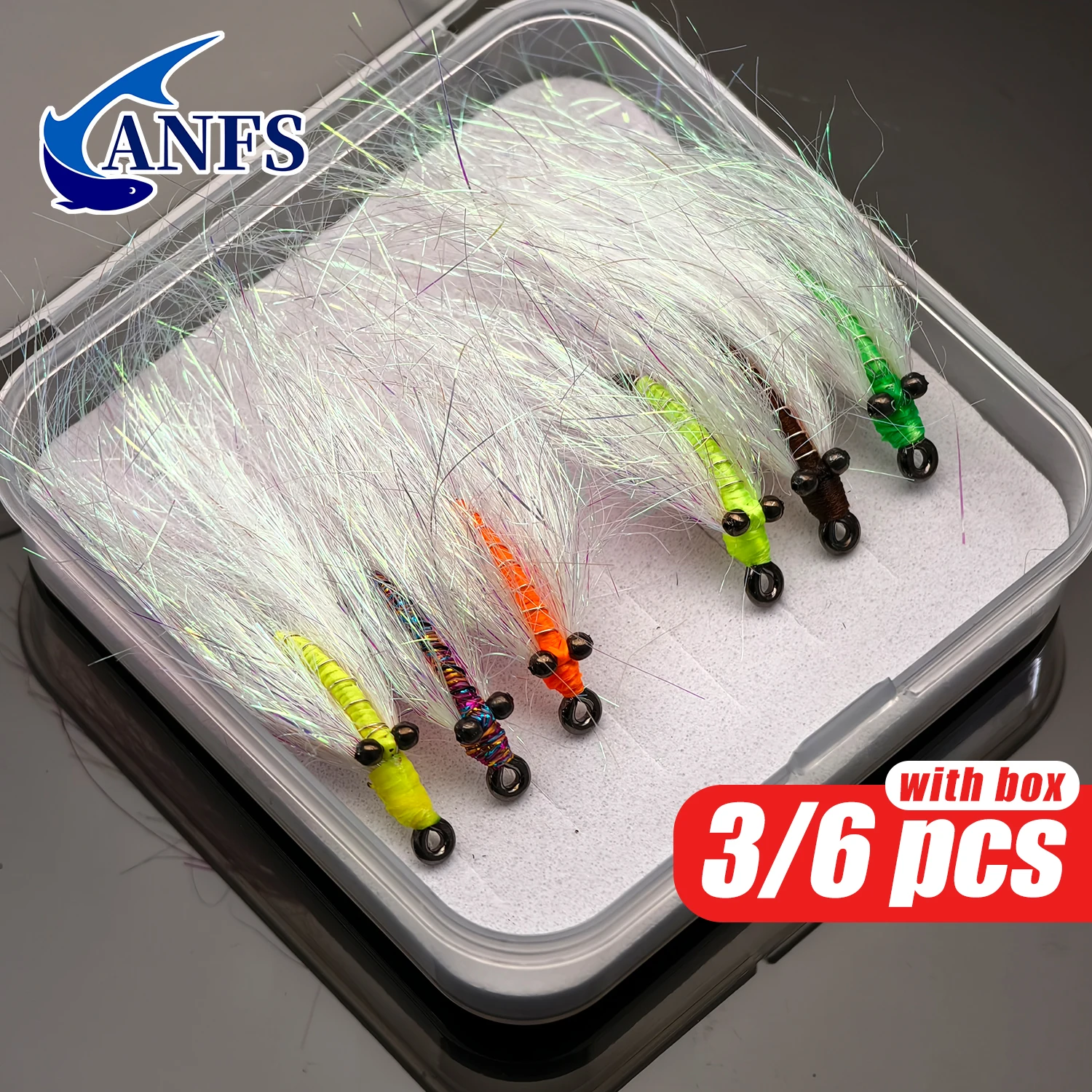 ANFS 3pcs/6pcs Crazy Charlie Fly Fishing Lures - Fly Baits for Bonefish, Bass, Trout - Saltwater & Freshwater Bait,Fishing Flies
ANFS 3pcs/6pcs Crazy Charlie Fly Fishing Lures - Fly Baits for Bonefish, Bass, Trout - Saltwater & Freshwater Bait,Fishing Flies