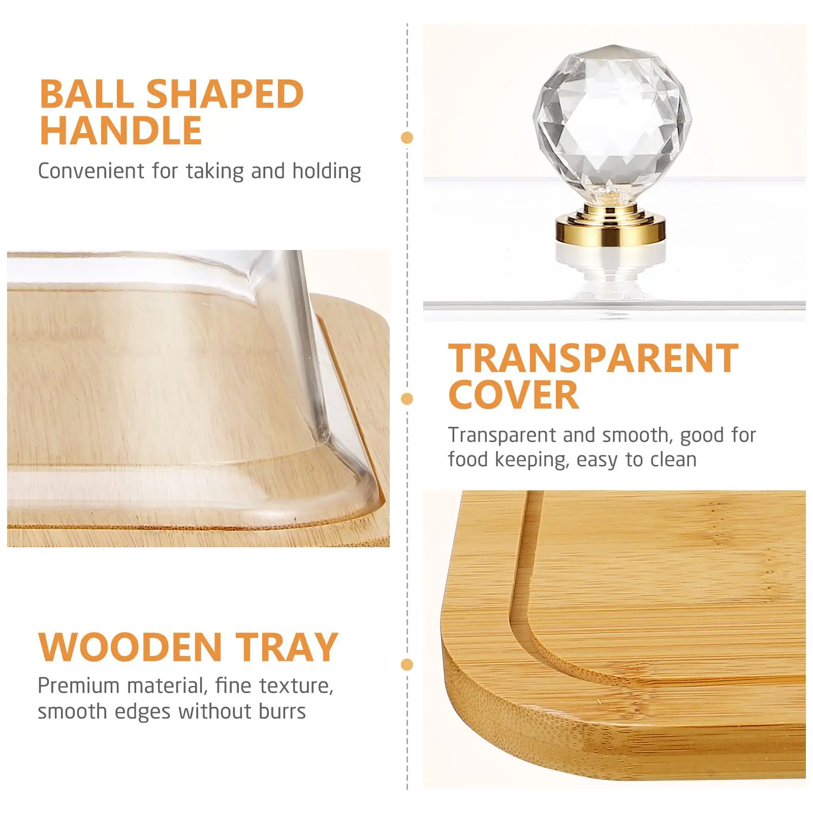 Bread Tasting Plate Covered Cake Stand Acrylic Tray Fruit Dry Wooden Display Server Cake Plate with Dome Transparent Practical
Bread Tasting Plate Covered Cake Stand Acrylic Tray Fruit Dry Wooden Display Server Cake Plate with Dome Transparent Practical