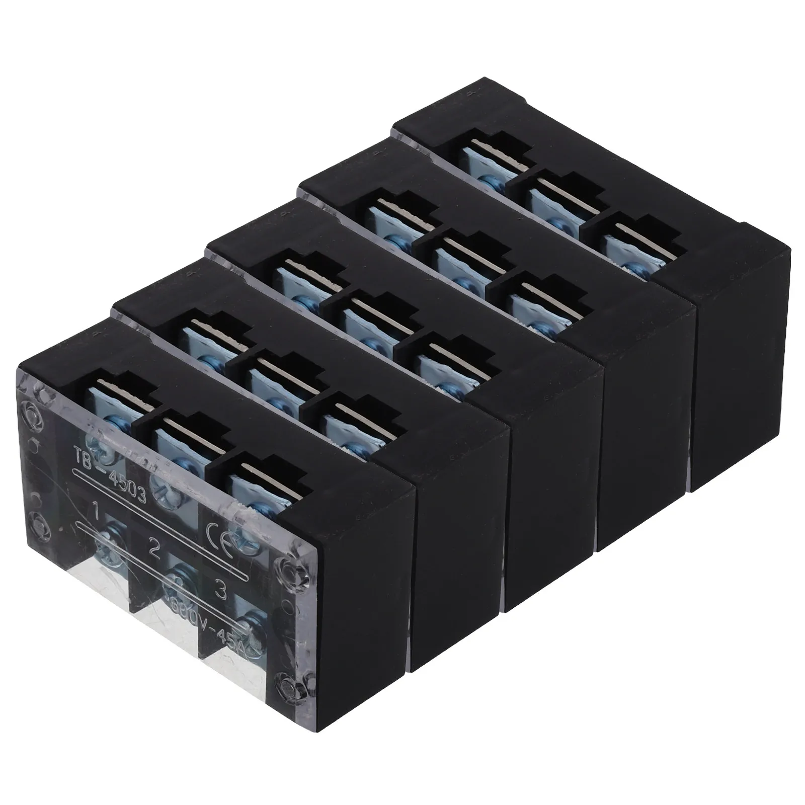 5Pcs Terminal Block Screw Fixed Copper Connector Strip Dual Screw Type Electric Wire Junction Box Connector for Secure Wiring
5Pcs Terminal Block Screw Fixed Copper Connector Strip Dual Screw Type Electric Wire Junction Box Connector for Secure Wiring