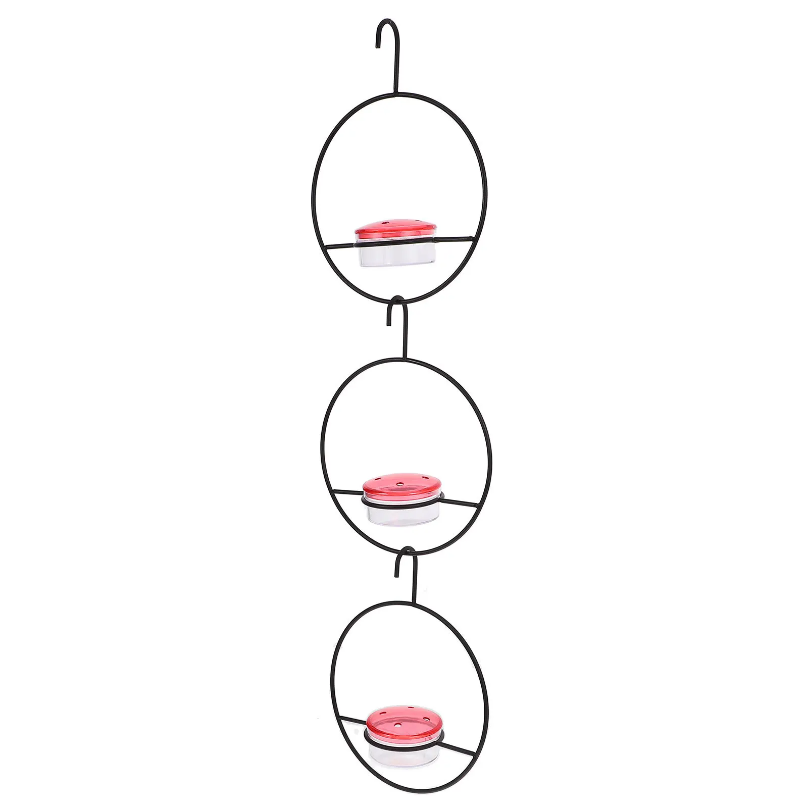 3Pcs Garden Bird Feeder Hanging Hummingbird Feeding Tool Outdoor Water Food Holder Elegant Decorative Metal Feeders for Outside
3Pcs Garden Bird Feeder Hanging Hummingbird Feeding Tool Outdoor Water Food Holder Elegant Decorative Metal Feeders for Outside