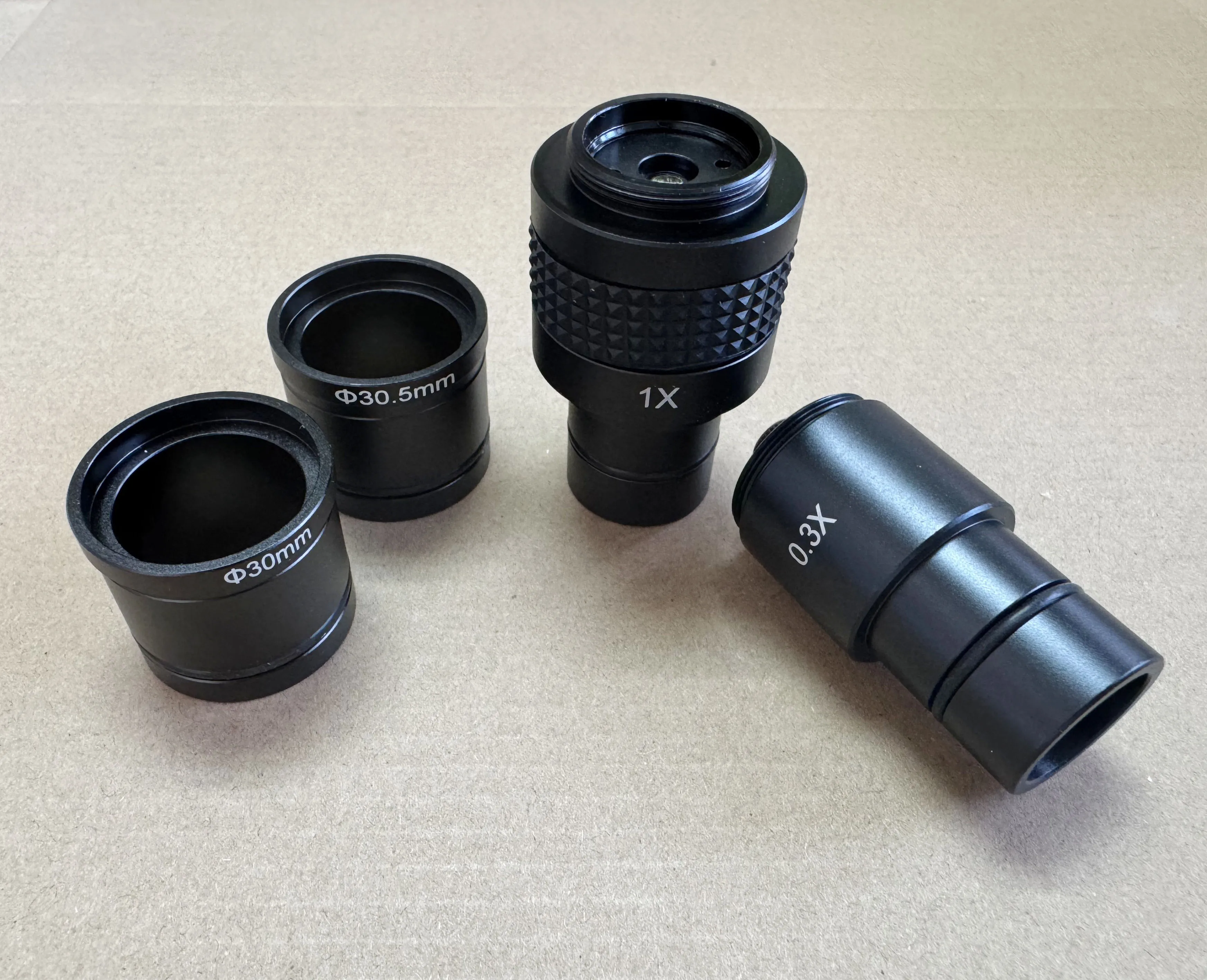 0.3X 1X C-mount Lens Adapter for Microscope CCD Camera 30mm 30.5mm Adapter
0.3X 1X C-mount Lens Adapter for Microscope CCD Camera 30mm 30.5mm Adapter