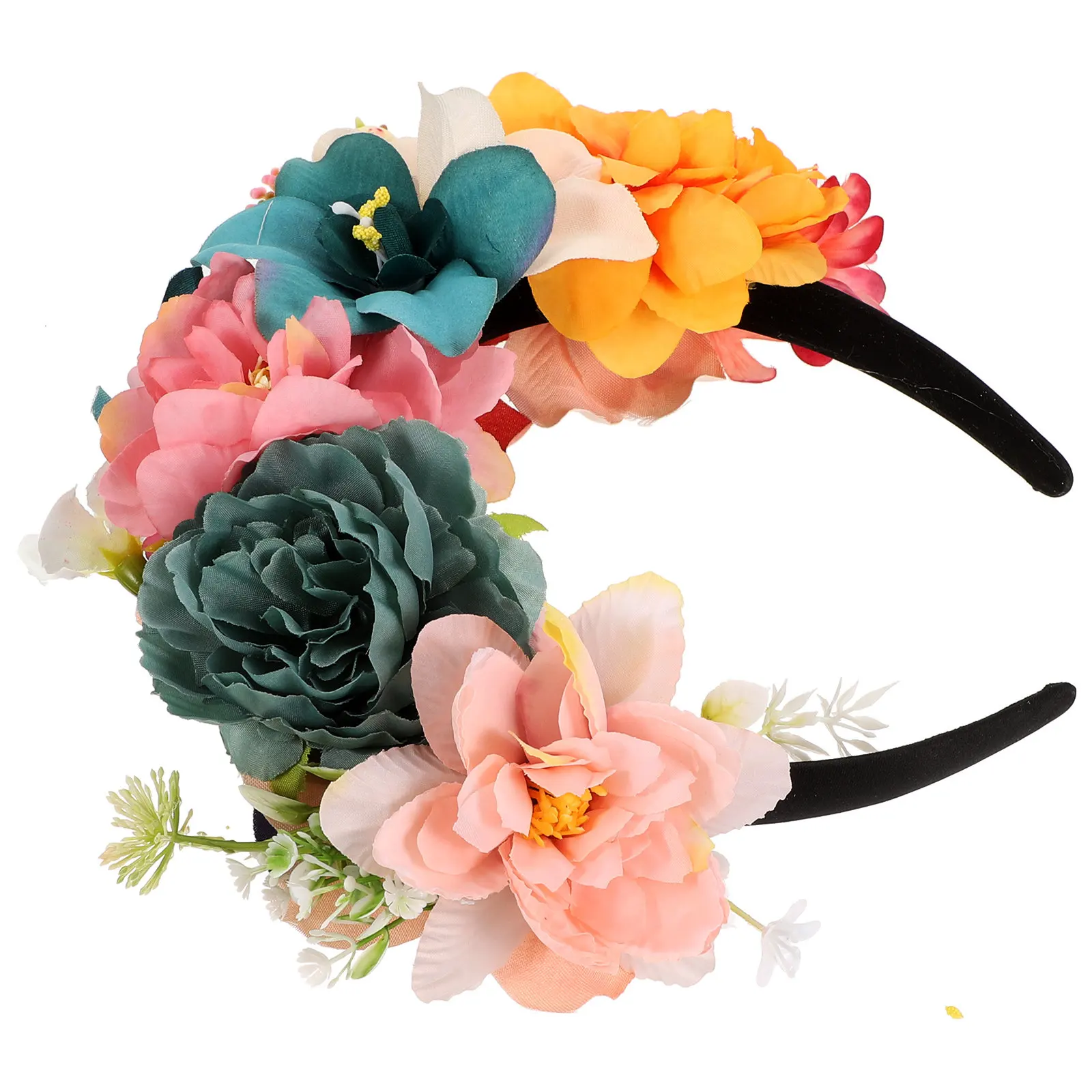 Simulation Flower Headband Vivid Fake Flower Hairband Woman Headdress Party Wedding Bridal Floral Crown Hair Accessory
Simulation Flower Headband Vivid Fake Flower Hairband Woman Headdress Party Wedding Bridal Floral Crown Hair Accessory