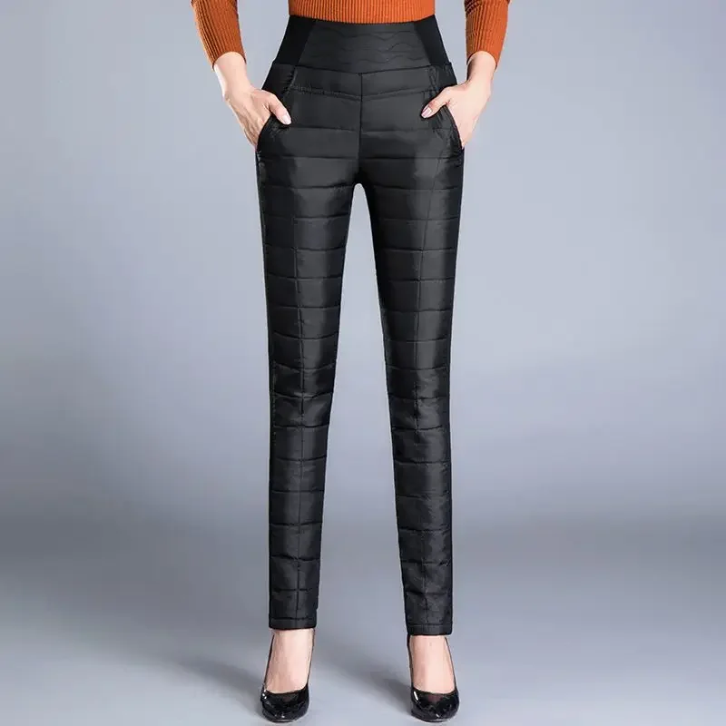 2024 New Winter High Waist 90% White Duck Down Warm Straight Female Casual Trousers Plus Size Women Down Pants
2024 New Winter High Waist 90% White Duck Down Warm Straight Female Casual Trousers Plus Size Women Down Pants