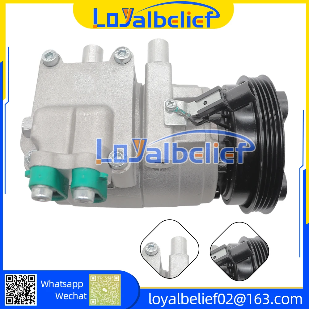 AC Compressor and Clutch For 2001-2005 HYUNDAI Accent L4 1.6L HS15 97701-25100 97504-1C100 97701-22003 9770125100 9770122003
AC Compressor and Clutch For 2001-2005 HYUNDAI Accent L4 1.6L HS15 97701-25100 97504-1C100 97701-22003 9770125100 9770122003