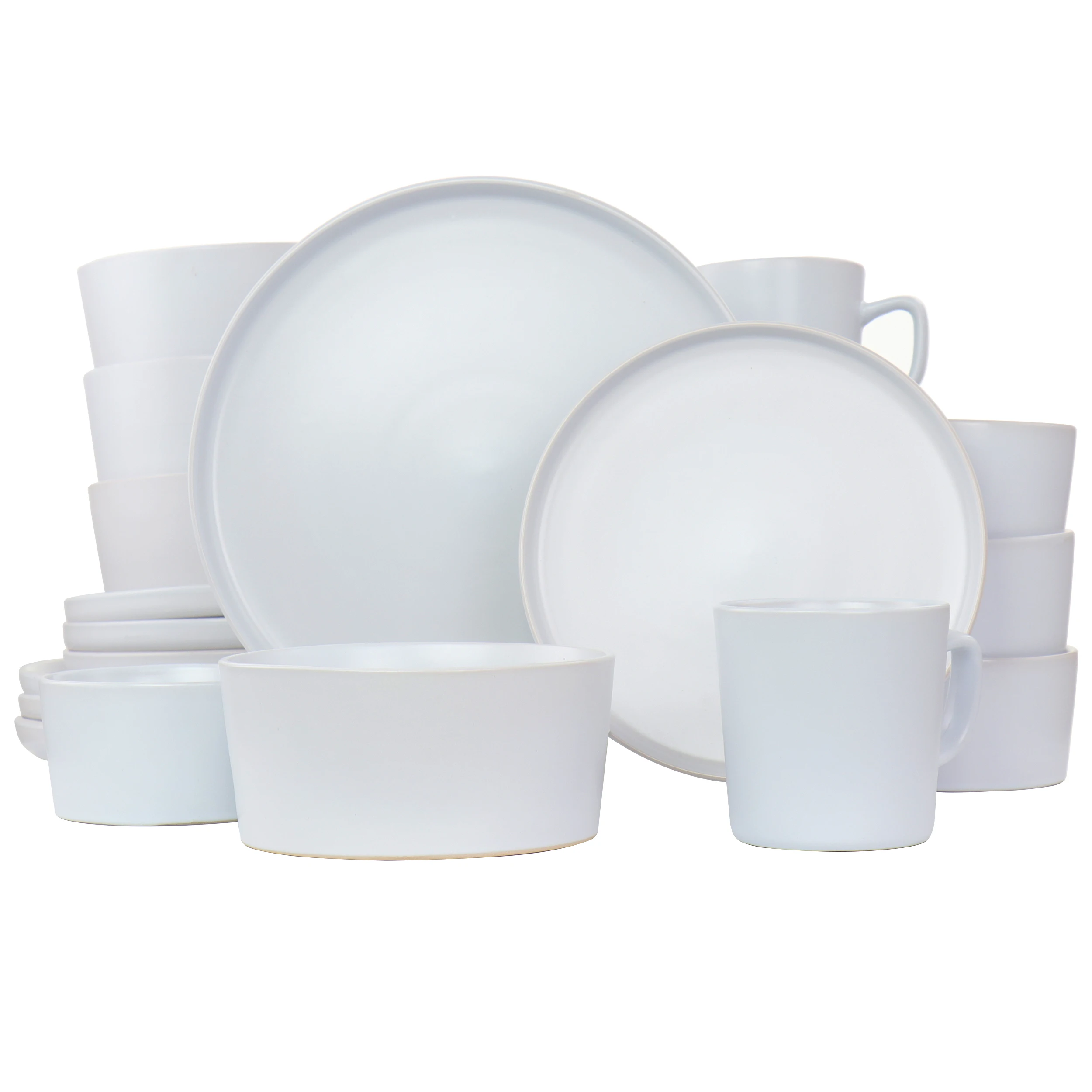 Luxmatte White 20-Piece Dinnerware Set for Everyday Use
Luxmatte White 20-Piece Dinnerware Set for Everyday Use