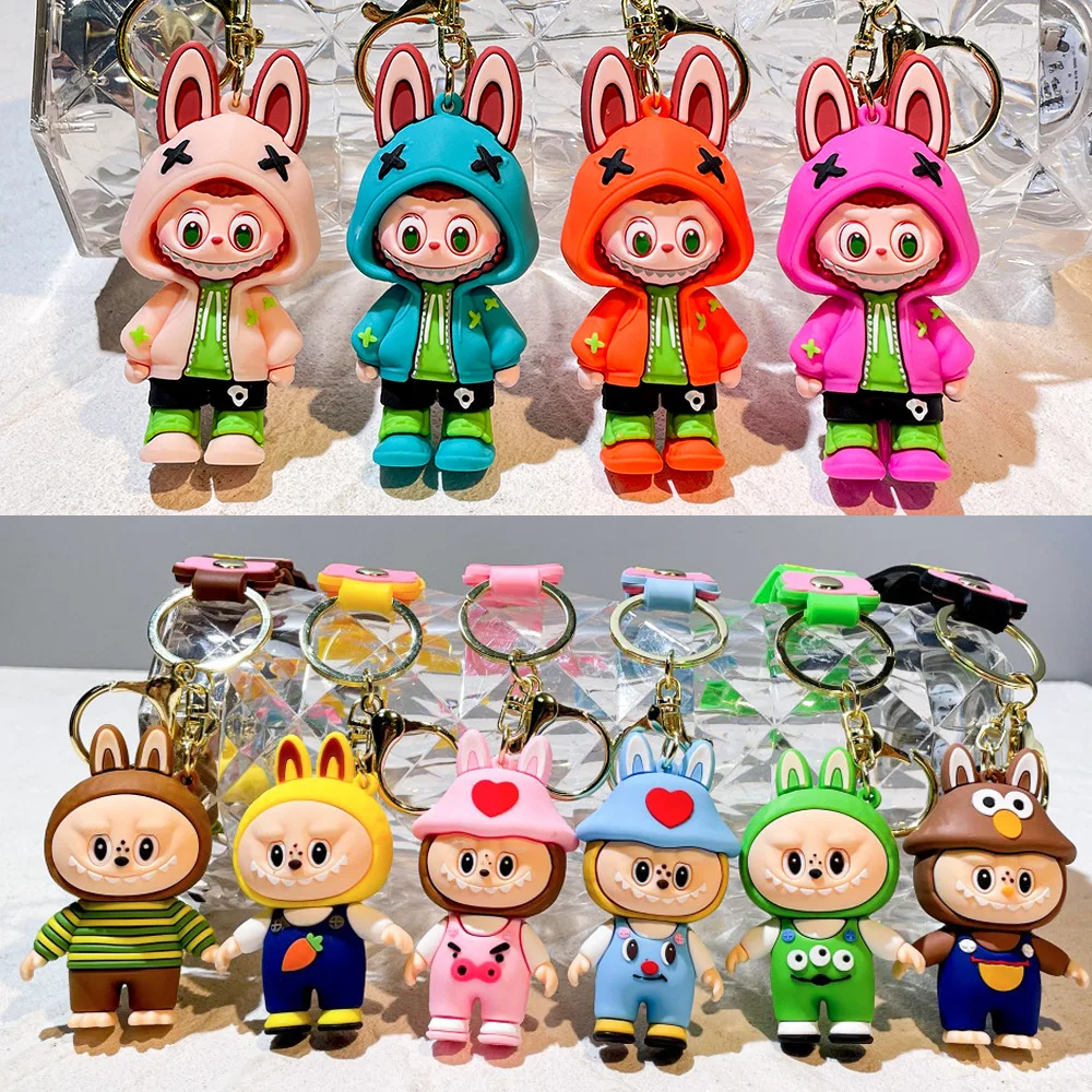 Cartoon Cute Labubu The Monsters in Costumes Keychain Keyrings Figure Doll Pendant for Bag Car Key Holder Accessories Toy Gifts
Cartoon Cute Labubu The Monsters in Costumes Keychain Keyrings Figure Doll Pendant for Bag Car Key Holder Accessories Toy Gifts