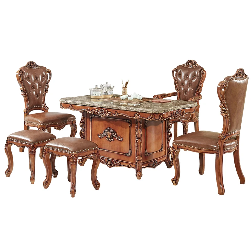 European tea table and chair balcony solid wood American tea table high-end tea table and chair matching
European tea table and chair balcony solid wood American tea table high-end tea table and chair matching