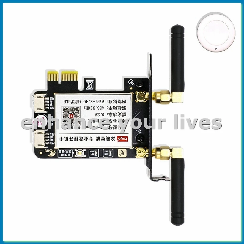 Карта Tuya PCIE, карта переключателя сброса мощности компьютера, радиочастотный пульт дистанционного управления, беспроводное управление для дома, большая перегородка-ABFT
Карта Tuya PCIE, карта переключателя сброса мощности компьютера, радиочастотный пульт дистанционного управления, беспроводное управление для дома, большая перегородка-ABFT