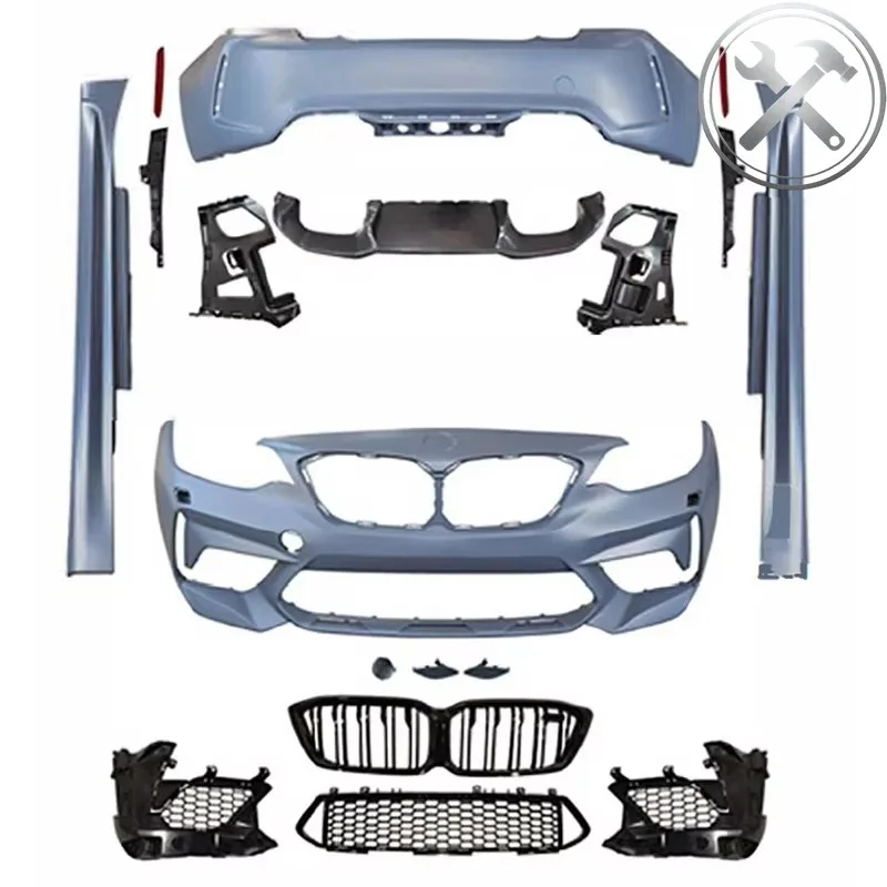 Precision Crafted PP Plastic M Power M2C Full Body Kit Front Rear Bumper Side Skirt For 2 Series F22 2014-2020
Precision Crafted PP Plastic M Power M2C Full Body Kit Front Rear Bumper Side Skirt For 2 Series F22 2014-2020