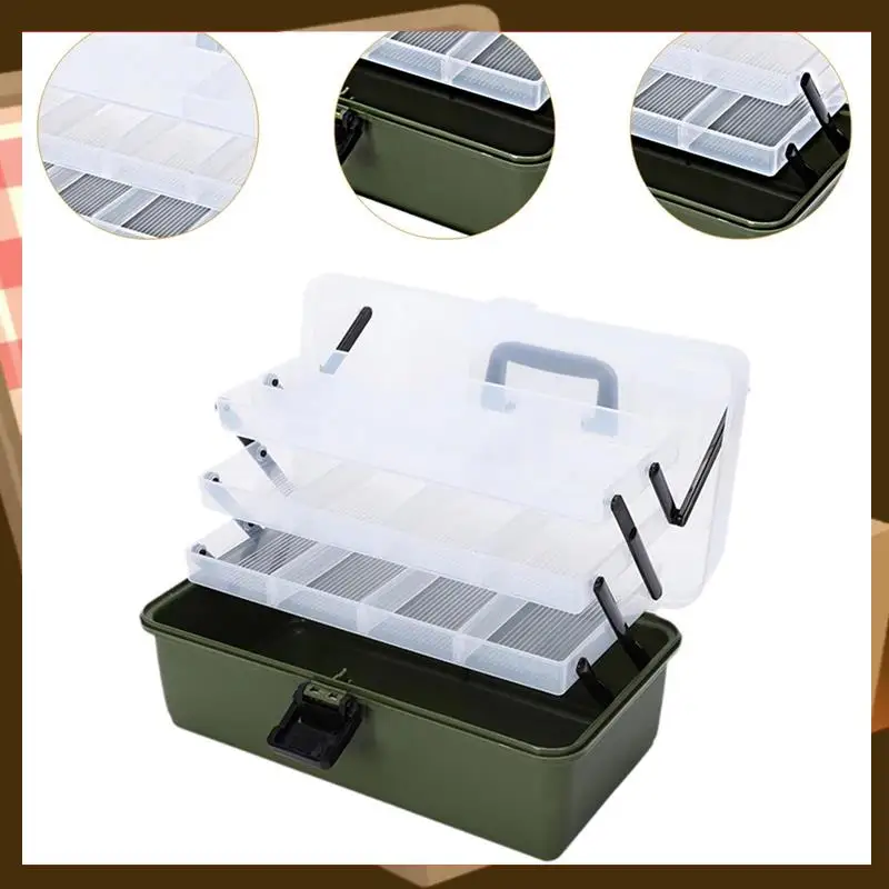 Portable Fishing Tackle Storage Box Portable Fishing Tackle Storage Box Ideal For Outdoor Fishing Gear-AA85
Portable Fishing Tackle Storage Box Portable Fishing Tackle Storage Box Ideal For Outdoor Fishing Gear-AA85