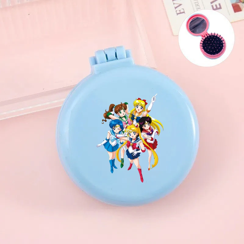 Cute Sailors Moons Air Cushion Comb with Mirror Girl Portable Mirror Massage Combs Cartoon Anime Hairdressing Folding Comb Gifts
Cute Sailors Moons Air Cushion Comb with Mirror Girl Portable Mirror Massage Combs Cartoon Anime Hairdressing Folding Comb Gifts