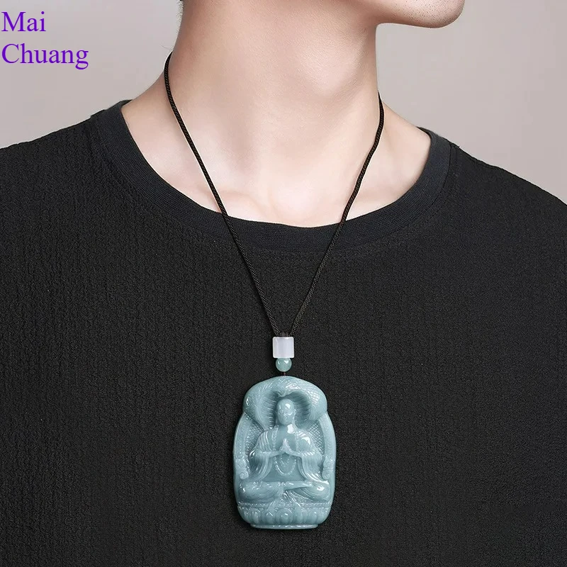 Натуральная ручная резьба голубая вода Ksitigarbha Bodhisattva кулон Lucky модное ожерелье для пары персонализированные ювелирные изделия подарок амулет
Натуральная ручная резьба голубая вода Ksitigarbha Bodhisattva кулон Lucky модное ожерелье для пары персонализированные ювелирные изделия подарок амулет
