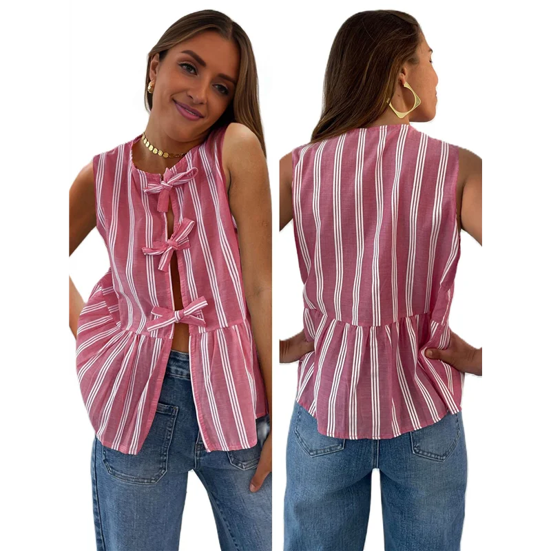 CGS-Women Y2k Tie Front Tank Top Sleeveless Blouse Cropped Vest Lace Up Peplum Shirts Going Out
CGS-Women Y2k Tie Front Tank Top Sleeveless Blouse Cropped Vest Lace Up Peplum Shirts Going Out
