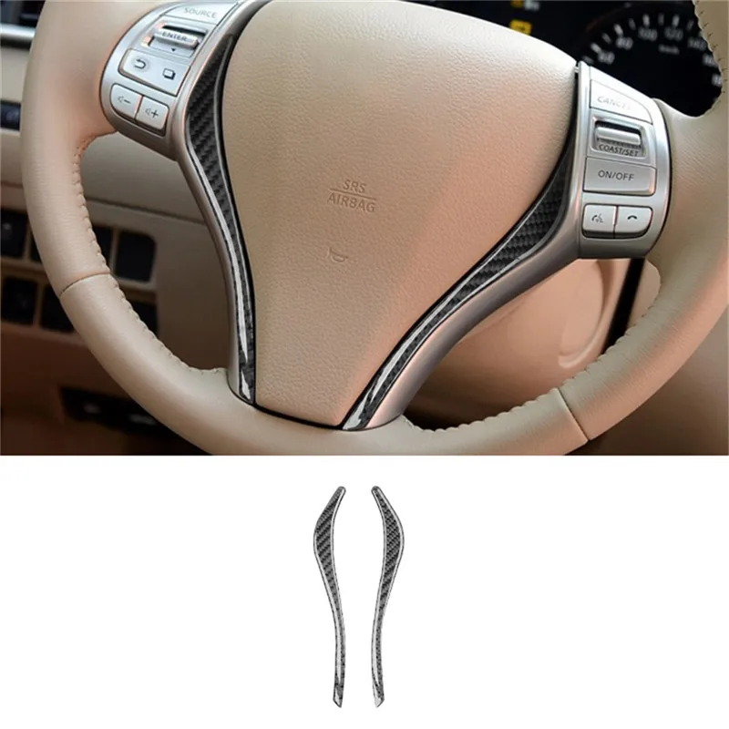 2Pcs Carbon Fiber Car Steering Wheel Decorative Stickers For Nissan Rogue 2014-2016 Styling Accessories
2Pcs Carbon Fiber Car Steering Wheel Decorative Stickers For Nissan Rogue 2014-2016 Styling Accessories
