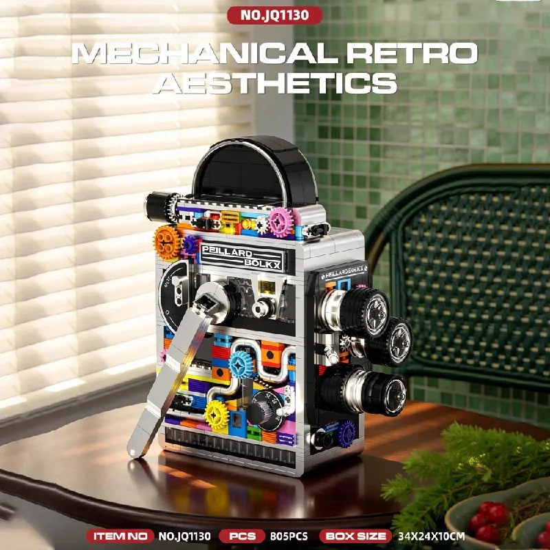 Retro Film Camera Building Blocks Set Classic Home Decoration DIY Assembly Brick Model Kit Boys Toy Adults Kid Gift 805PCS
Retro Film Camera Building Blocks Set Classic Home Decoration DIY Assembly Brick Model Kit Boys Toy Adults Kid Gift 805PCS