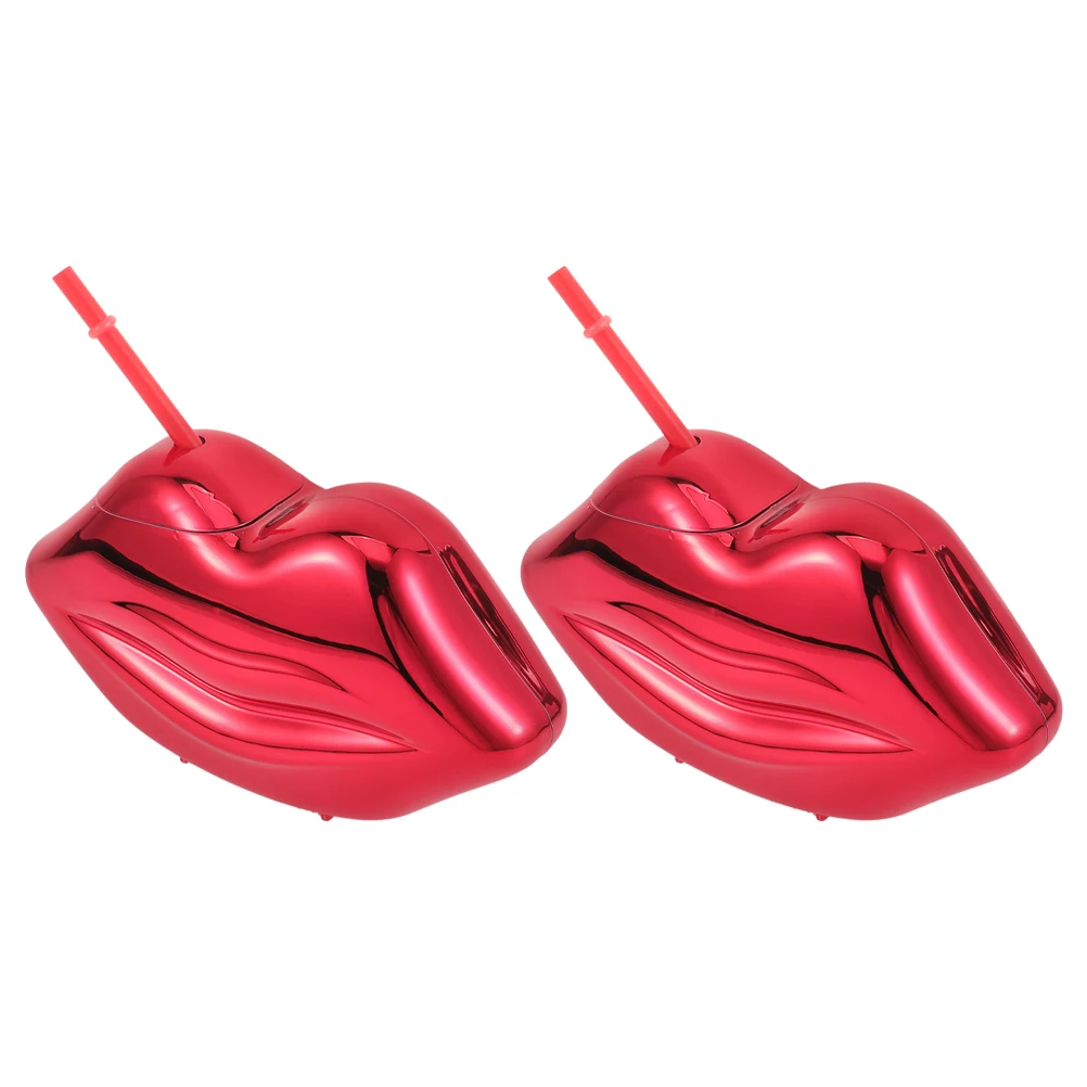 2Pcs Red Lip Striped Cup Creative Drinking Tumbler Beach Party Cups PP Straw Decorations Office Use Juices Cocktail Gifts KTV
2Pcs Red Lip Striped Cup Creative Drinking Tumbler Beach Party Cups PP Straw Decorations Office Use Juices Cocktail Gifts KTV