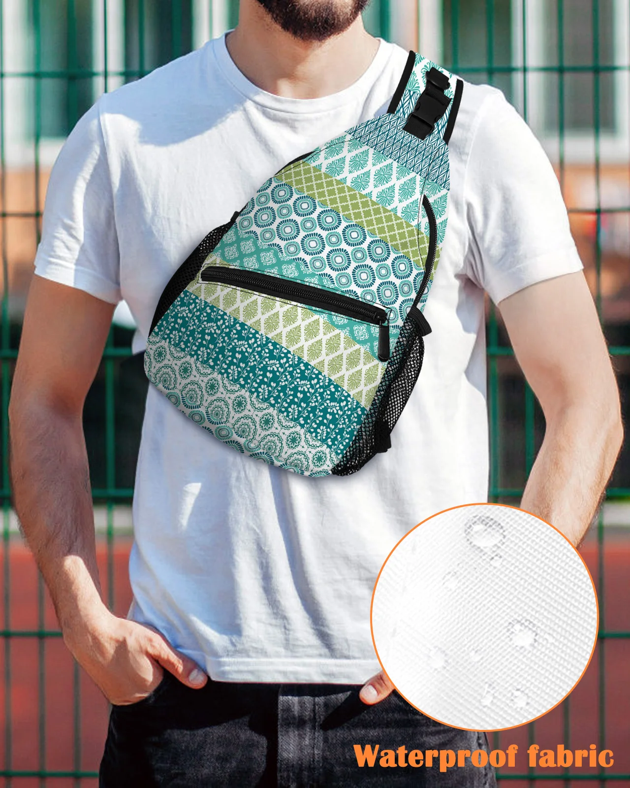 Bohemian Geometric Stripes Chest Bag for Man Women Casual Crossbody Bag Travel Shoulder Bag Large Capacity Sling Bag
Bohemian Geometric Stripes Chest Bag for Man Women Casual Crossbody Bag Travel Shoulder Bag Large Capacity Sling Bag