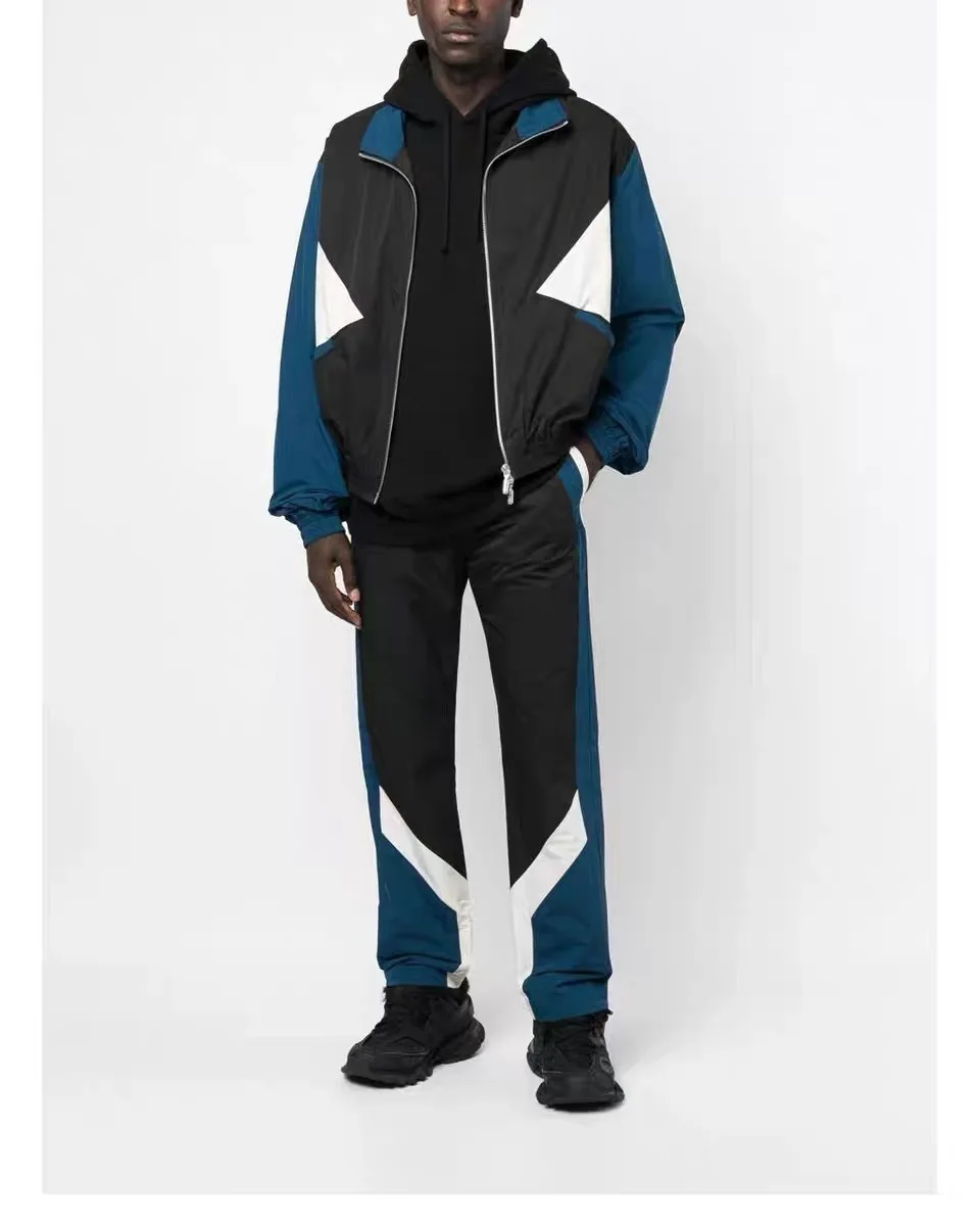 Popular Discounts 2024 Fashion Brands Color Matching Sports Jacket Trousers Set Men's And Women's High Street Casual Sports Suit
Popular Discounts 2024 Fashion Brands Color Matching Sports Jacket Trousers Set Men's And Women's High Street Casual Sports Suit