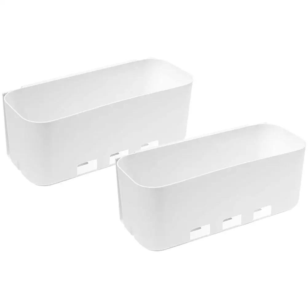 2 Pcs White Wall Mount Storage Organizers for Kitchen Bathroom under Sink Shelf Extra Space Saving No Drill Adhesive
2 Pcs White Wall Mount Storage Organizers for Kitchen Bathroom under Sink Shelf Extra Space Saving No Drill Adhesive