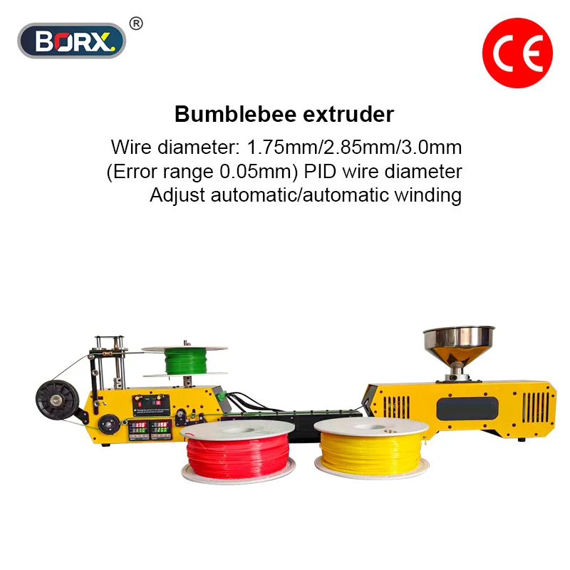 HT400 Desktop Extruder for 3D Printing Filament Automatic Wire Diameter Control Winding for Extruder 1.75mm 3mm Speed Adjustable
HT400 Desktop Extruder for 3D Printing Filament Automatic Wire Diameter Control Winding for Extruder 1.75mm 3mm Speed Adjustable