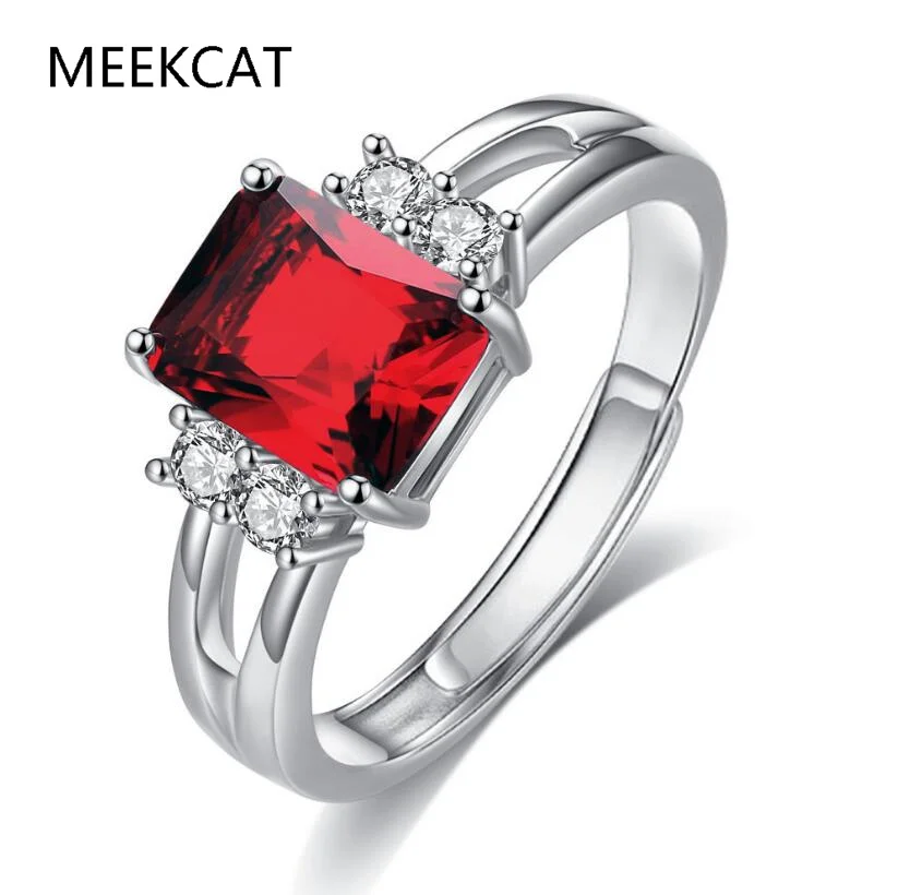 4.1ct Created Red Ruby 925 Sterling Silver Wedding Engagement Promise Rectangle Ring for Women Gemstone Party Jewelry Gift
4.1ct Created Red Ruby 925 Sterling Silver Wedding Engagement Promise Rectangle Ring for Women Gemstone Party Jewelry Gift