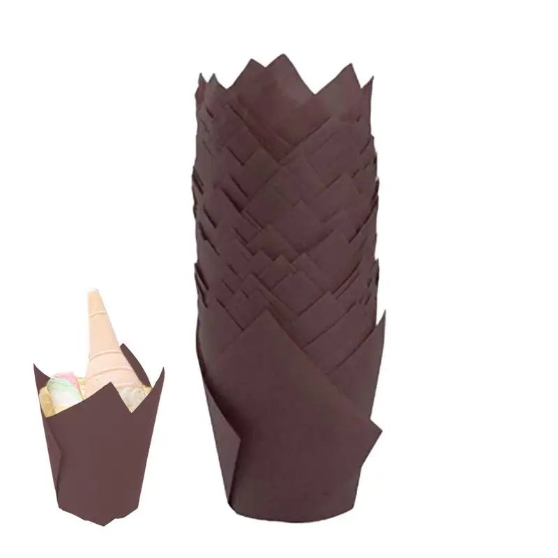 200pcs Tulip Muffin Cupcake Paper Cups Newspaper Style Cupcakes Liner Baking Muffin Box Oilproof Cake Wrapper Decorating Tool
200pcs Tulip Muffin Cupcake Paper Cups Newspaper Style Cupcakes Liner Baking Muffin Box Oilproof Cake Wrapper Decorating Tool