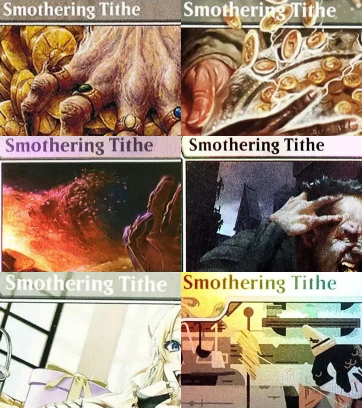 ”Smothering Tithe“ TCG Magical Proxy Cards Game Top Quality Proxy Gathering Board Playing Game Trading Cards Proxy
”Smothering Tithe“ TCG Magical Proxy Cards Game Top Quality Proxy Gathering Board Playing Game Trading Cards Proxy