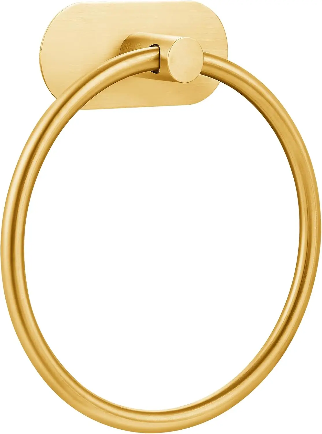No-Drill Towel Ring, SUS304 Stainless Steel, Rustproof, Wall Mounted, Brushed Gold, 6 lbs Capacity
No-Drill Towel Ring, SUS304 Stainless Steel, Rustproof, Wall Mounted, Brushed Gold, 6 lbs Capacity