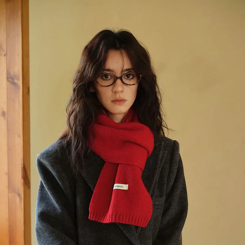 Selected 100% Wool Knitted Solid Color Narrow Scarf High Quality Winter Versatile Student Warm Scarves Does Not Prick The Skin
Selected 100% Wool Knitted Solid Color Narrow Scarf High Quality Winter Versatile Student Warm Scarves Does Not Prick The Skin