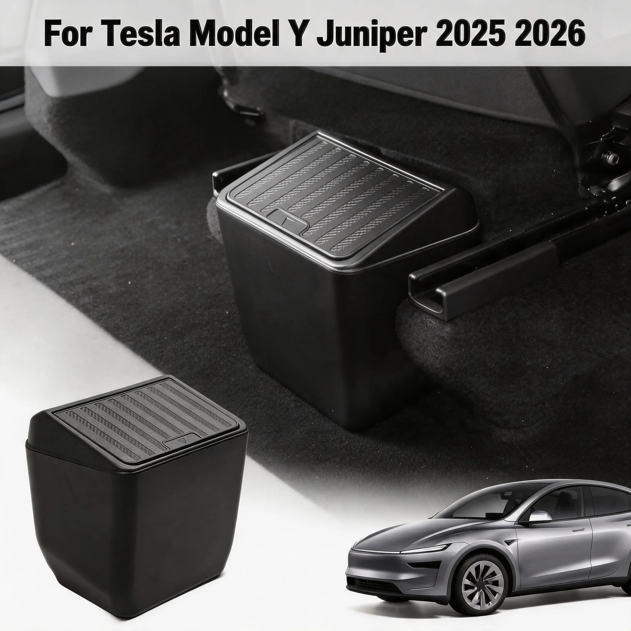 For Tesla Model Y Juniper 2025 Easy Clean Detachable Rear Seat Trash Can Rear Middle Garbage Bin Under Seat Storage Box Tray
For Tesla Model Y Juniper 2025 Easy Clean Detachable Rear Seat Trash Can Rear Middle Garbage Bin Under Seat Storage Box Tray