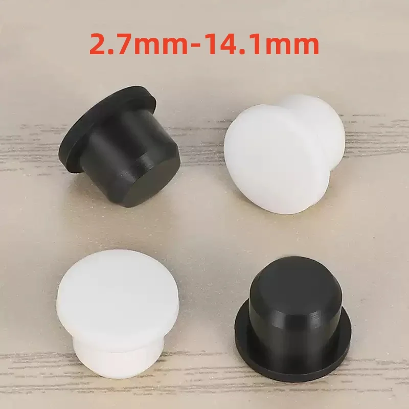 White/Black High-Temperature Resistant Silicone Plug 2.7mm-14.1mm T-type Solid Silicone Rubber Plug Rubber Stopper Protector
White/Black High-Temperature Resistant Silicone Plug 2.7mm-14.1mm T-type Solid Silicone Rubber Plug Rubber Stopper Protector