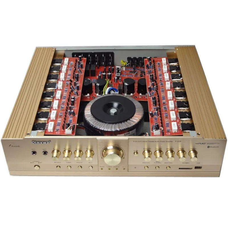 220V 6-Channel high-power home theater AV power amplifier subwoofer Bluetooth USB home 5.1 digital fiber coaxial
220V 6-Channel high-power home theater AV power amplifier subwoofer Bluetooth USB home 5.1 digital fiber coaxial