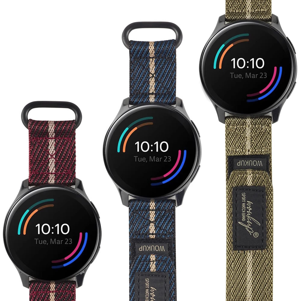 New Twill Woven Nylon Smart Watch Strap 20mm 22mm Quick Release Fashion Watchband Fabric Wristband for Smart Watch
New Twill Woven Nylon Smart Watch Strap 20mm 22mm Quick Release Fashion Watchband Fabric Wristband for Smart Watch