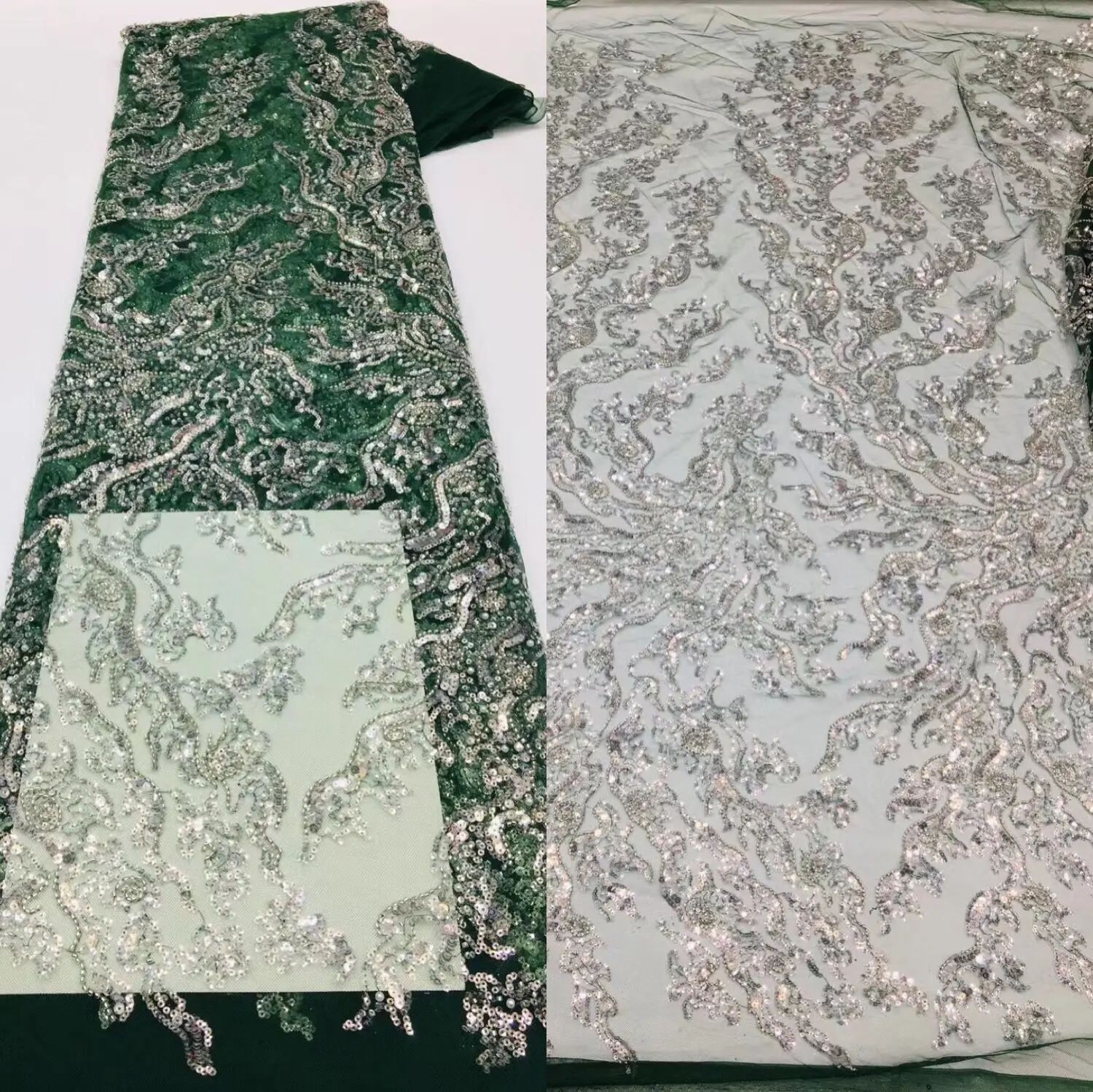 Sequins Embroidery French Mesh Lace Fabric J-1202862 African Handmade Beads Tulle Lace Fabrics for Party dress
Sequins Embroidery French Mesh Lace Fabric J-1202862 African Handmade Beads Tulle Lace Fabrics for Party dress