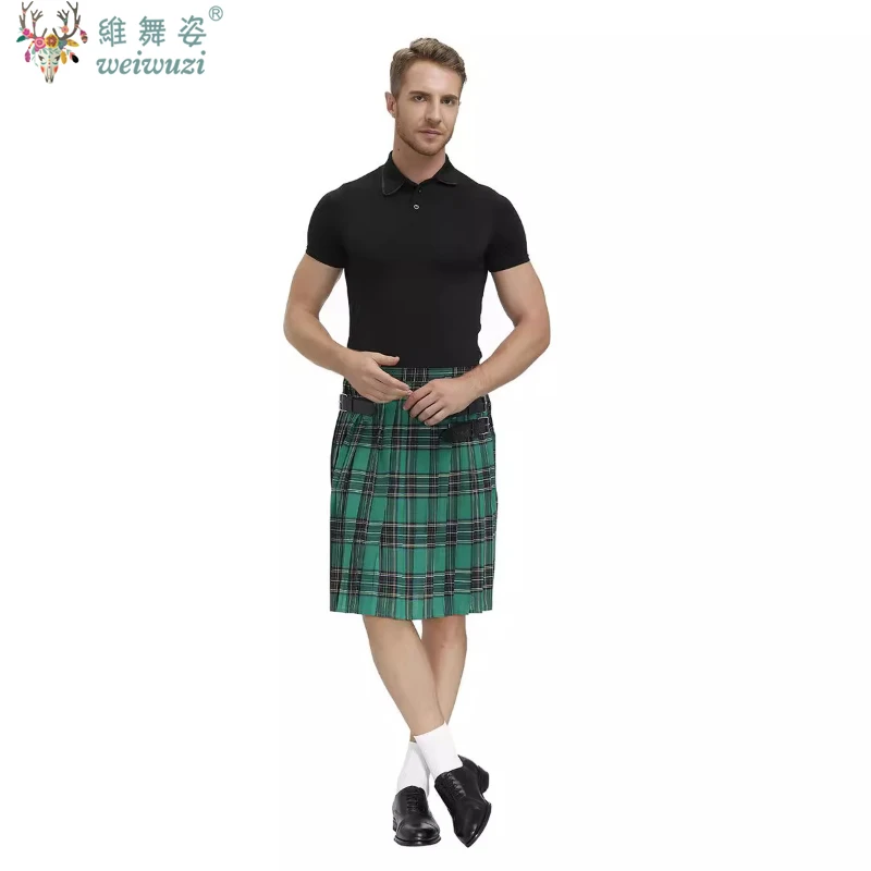 Mens Scottish Traditional Highland Tartan Kilt Stage Performance Skirt Cosplay Halloween Carnival Fancy Party Dress
Mens Scottish Traditional Highland Tartan Kilt Stage Performance Skirt Cosplay Halloween Carnival Fancy Party Dress
