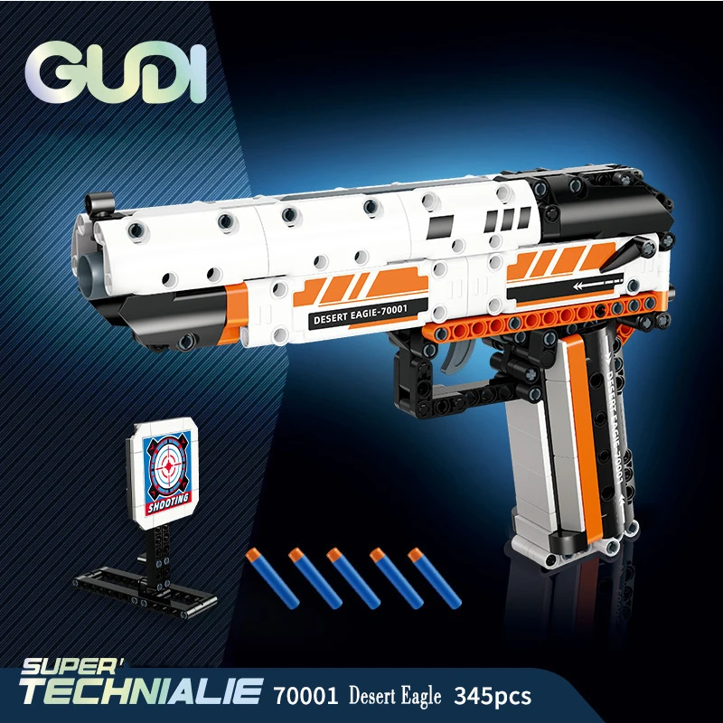 Technology Gun Series Building Blocks Desert Eagle MK47 MP5 Barrett Weapon Bricks Army Shooting Handgun DIY Kids Toys For Gift
Technology Gun Series Building Blocks Desert Eagle MK47 MP5 Barrett Weapon Bricks Army Shooting Handgun DIY Kids Toys For Gift
