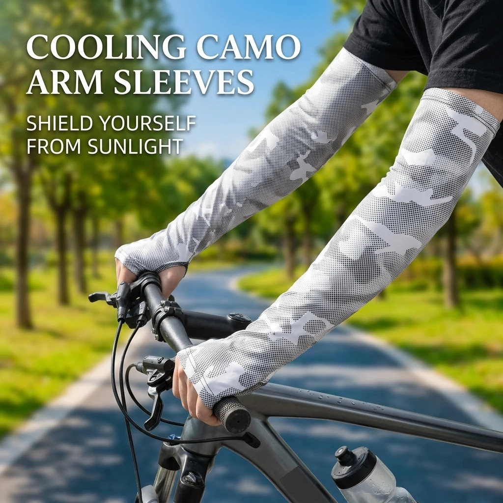 Men's Camouflage Summer Ice Silk Sun Protection Sleeve Outdoor Fishing Breathable UV Protection Arm Cover Fashionable Accessorie
Men's Camouflage Summer Ice Silk Sun Protection Sleeve Outdoor Fishing Breathable UV Protection Arm Cover Fashionable Accessorie