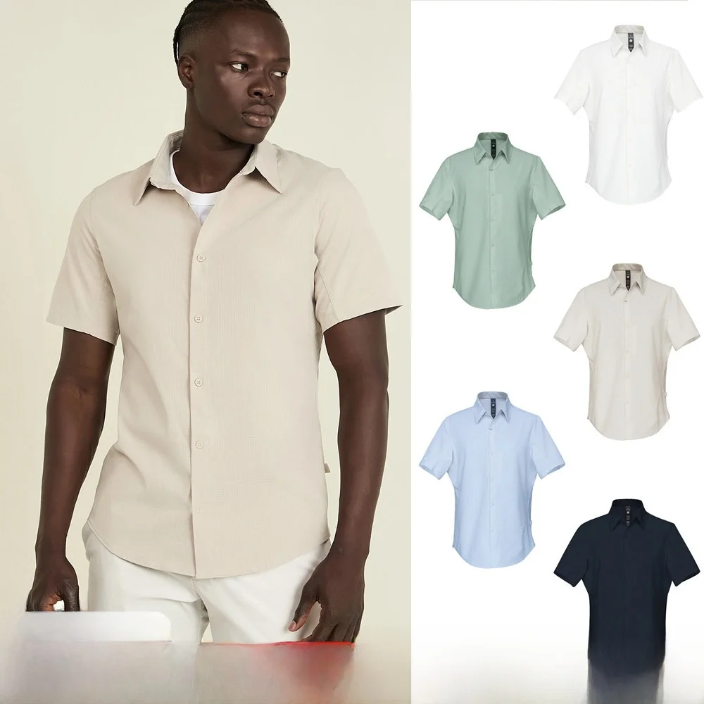 Pookytage Men's Breathable ort Sve irt Outdoor Casual Spring Summer Stand Fit Flip Collar Pure Color Qui Dry Elastic
Pookytage Men's Breathable ort Sve irt Outdoor Casual Spring Summer Stand Fit Flip Collar Pure Color Qui Dry Elastic