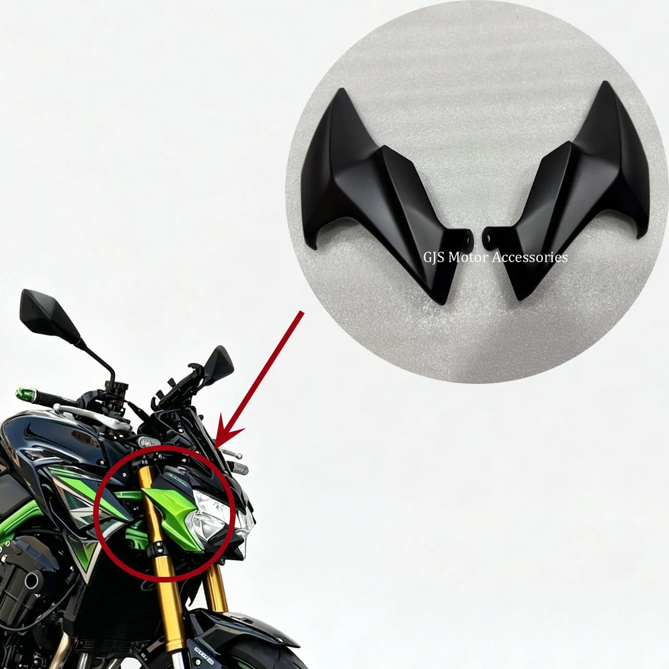 Motorcycle Front Side Nose Cover Headlight Headlamp Panel Fairing Cowl Fit For KAWASAKI Z 900 ZR900 Z900 2020 2021 2022-2024
Motorcycle Front Side Nose Cover Headlight Headlamp Panel Fairing Cowl Fit For KAWASAKI Z 900 ZR900 Z900 2020 2021 2022-2024