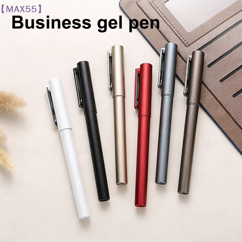 【MAX-55】Metal Rollerball Pen Black Refill 0.5mm Nib Ballpoint Pens High Quality Business Office Student Signature Pen Gift
【MAX-55】Metal Rollerball Pen Black Refill 0.5mm Nib Ballpoint Pens High Quality Business Office Student Signature Pen Gift