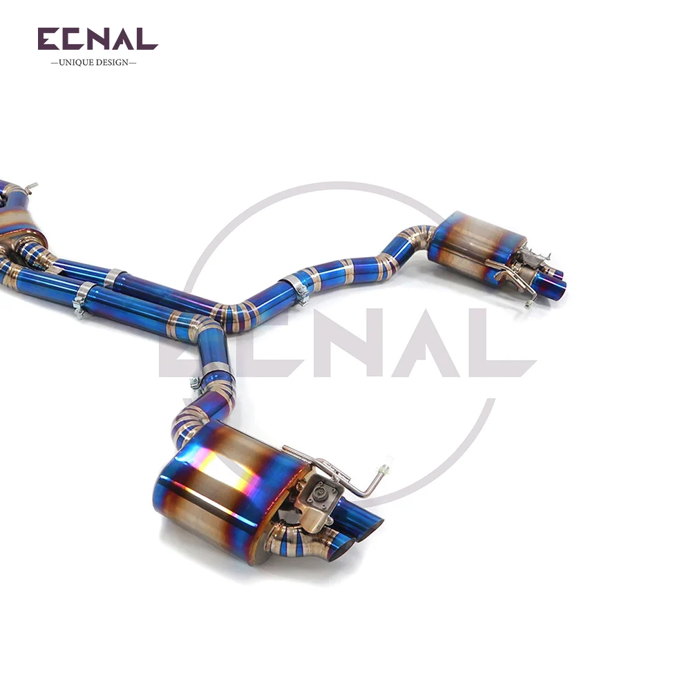 Ecnal Exhaust Catback with Valve Muffler for Audi RS4 RS5 B8 4.2L 2012-2016 TC4 Titanium Alloy Car Sport Exhaust System
Ecnal Exhaust Catback with Valve Muffler for Audi RS4 RS5 B8 4.2L 2012-2016 TC4 Titanium Alloy Car Sport Exhaust System