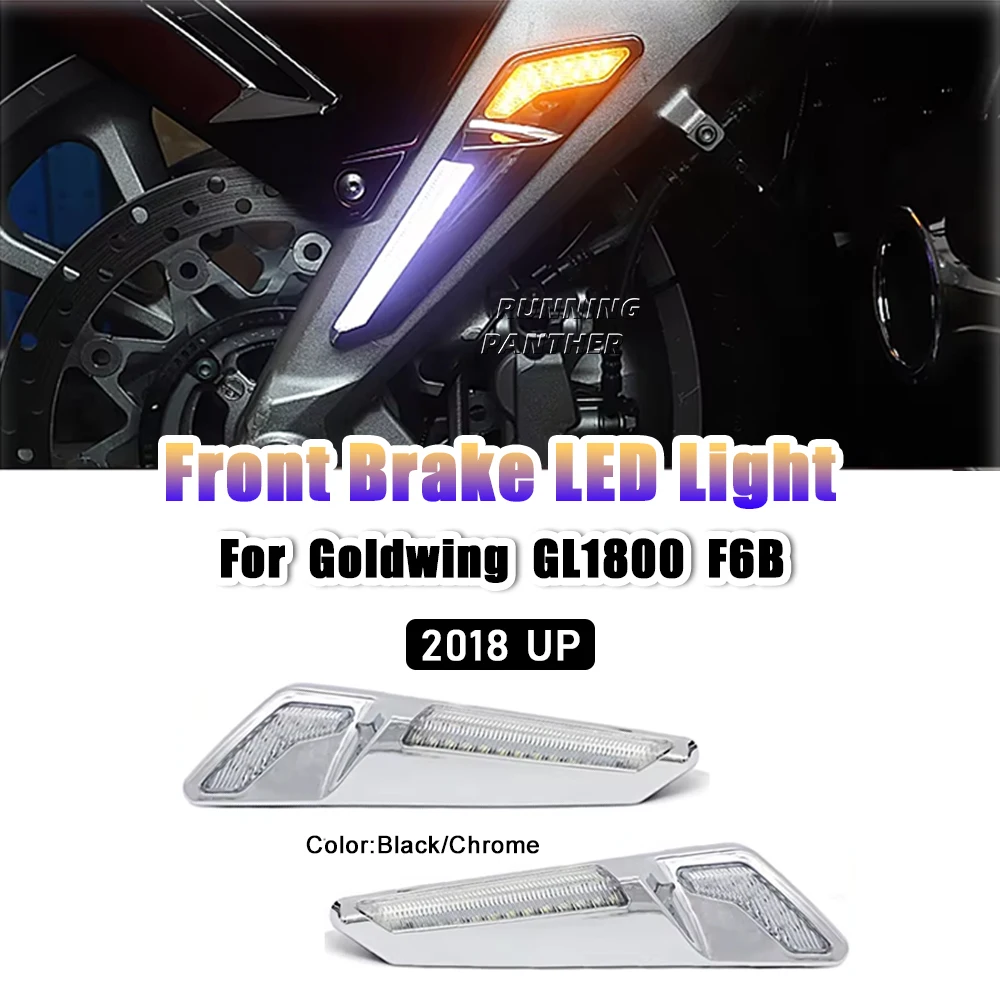 Chrome or Black Motorcycle Front Brake Fork Mounted NAV LED Lights For Honda Gold wing GL1800 GL 1800 F6B 2018-UP 2019 2020
Chrome or Black Motorcycle Front Brake Fork Mounted NAV LED Lights For Honda Gold wing GL1800 GL 1800 F6B 2018-UP 2019 2020