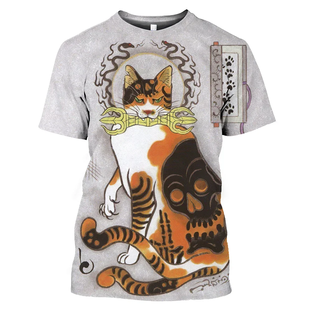 Vintage Samurai Cat Japanese Style 3D Printed Quick-drying Breathable Sport Men's and Women's Four Seasons Round Neck T-shirt
Vintage Samurai Cat Japanese Style 3D Printed Quick-drying Breathable Sport Men's and Women's Four Seasons Round Neck T-shirt