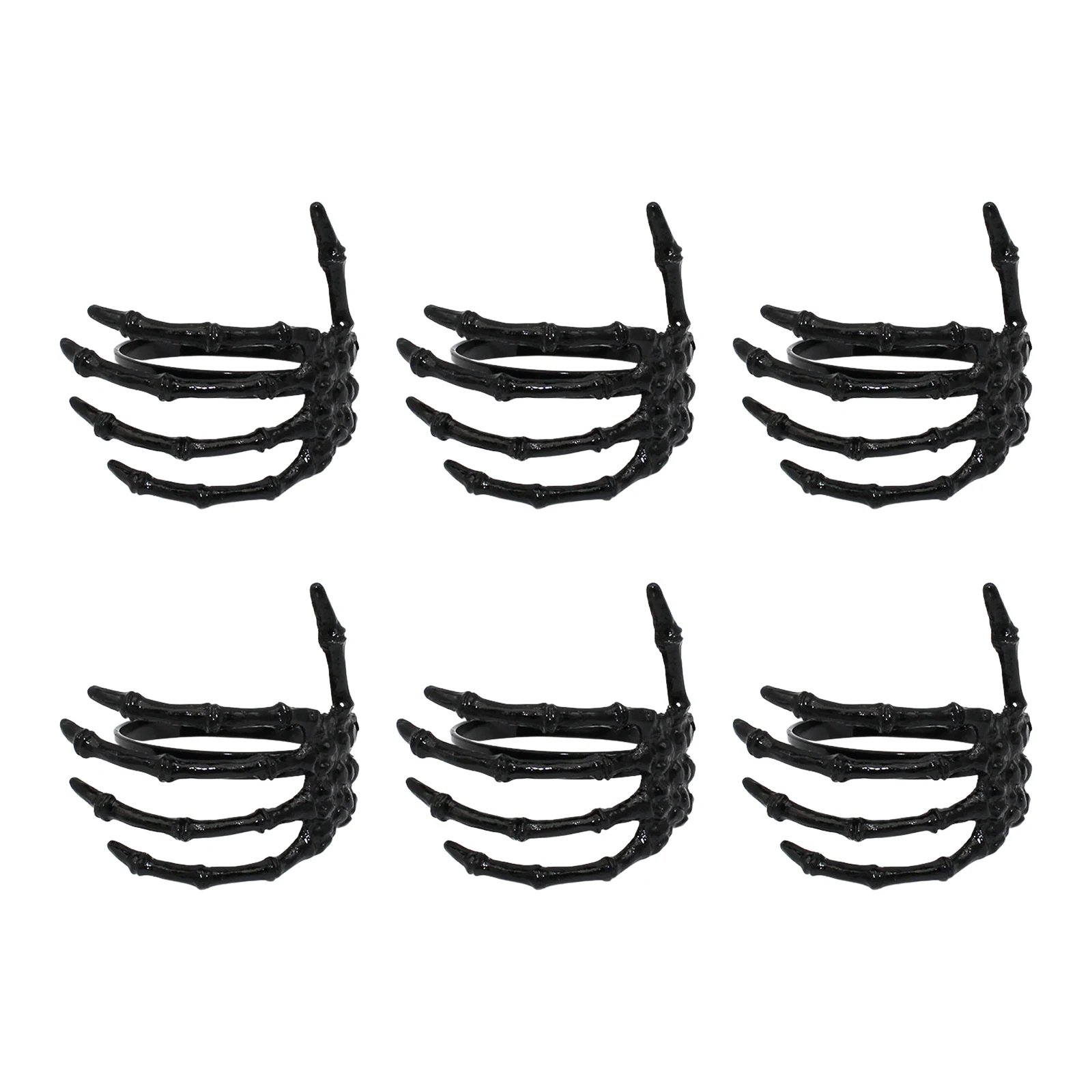 6Pcs Wine Tableware Halloween Alloy Napkin Buckle Ghost Hand Napkin Rings For Party DIY Table Decoration
6Pcs Wine Tableware Halloween Alloy Napkin Buckle Ghost Hand Napkin Rings For Party DIY Table Decoration