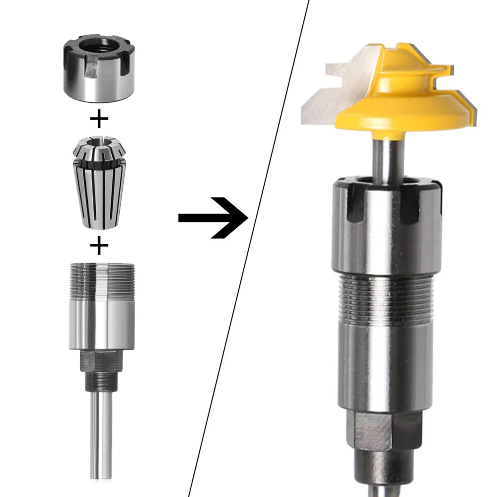 Extension Rod Achieve Smooth and Accurate Routing with 1/4 Inch Shank Bit Extension Rod and ER16 Spring Collet 
Extension Rod Achieve Smooth and Accurate Routing with 1/4 Inch Shank Bit Extension Rod and ER16 Spring Collet