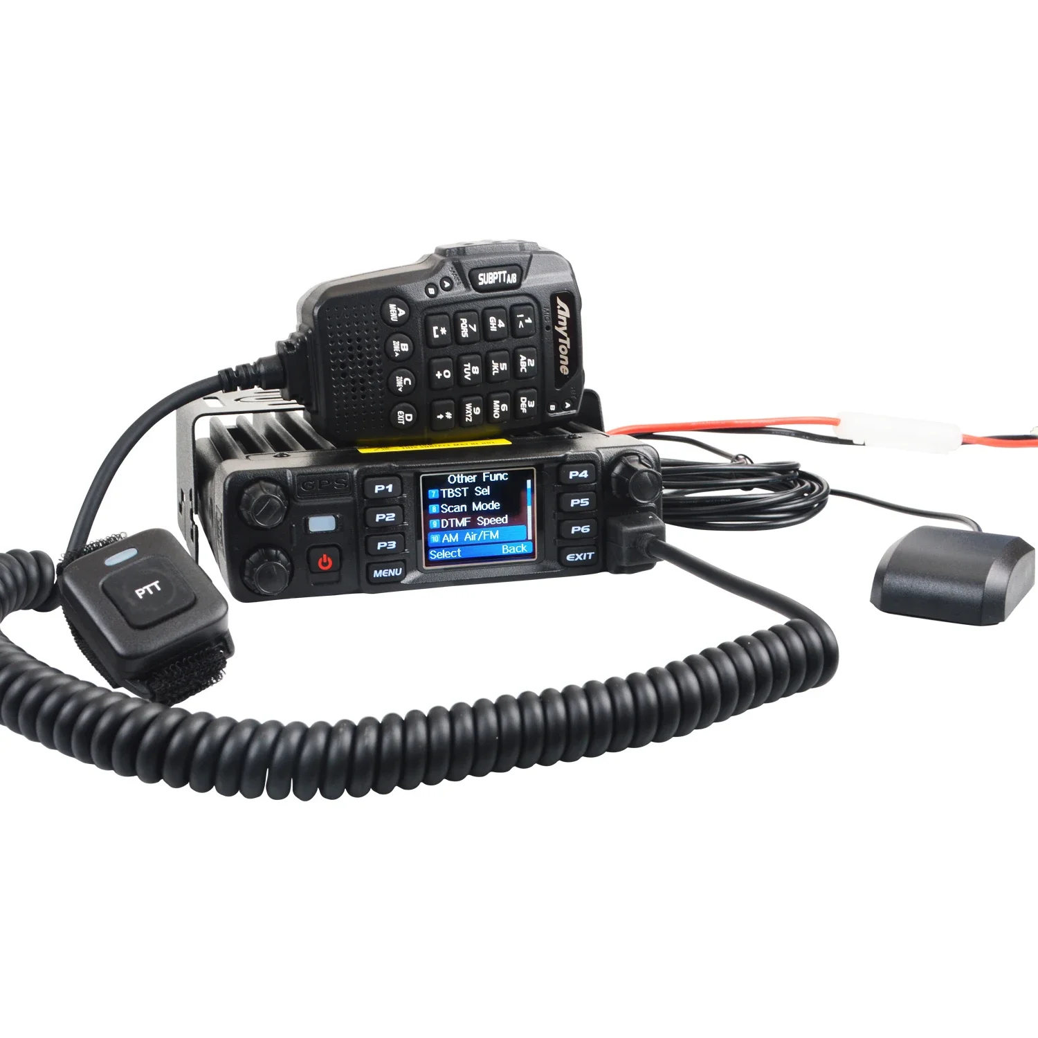 Anytone AT-D578UV Plus VHF UHF Air Band Receive GPS APRS Bluetooth PTT DMR Digital Repeater Function FM Mobile Radio AES256 
Anytone AT-D578UV Plus VHF UHF Air Band Receive GPS APRS Bluetooth PTT DMR Digital Repeater Function FM Mobile Radio AES256