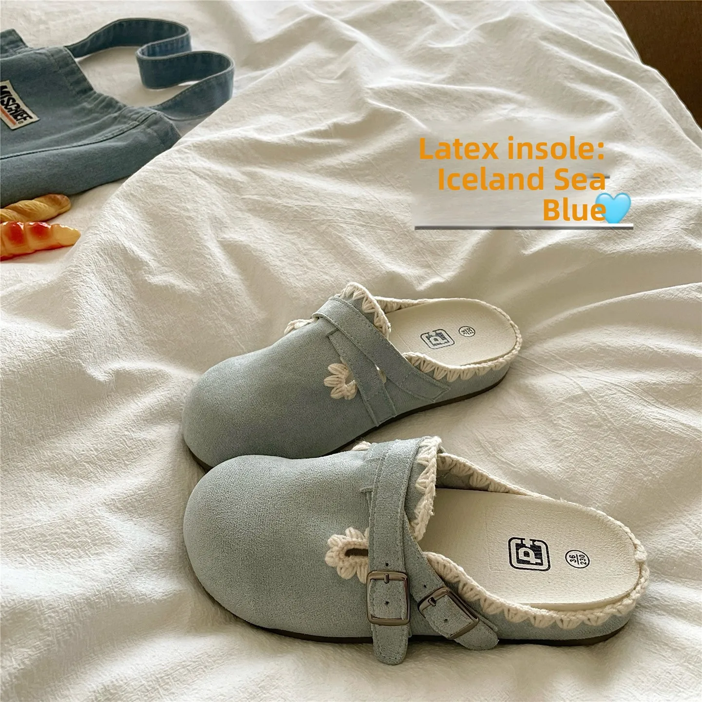 Spring Flower Message! Lazy One-Step Women's Semi-Slipper INS Birkenshoes Breathable Headed Sandals Trendy Slip-On Slippers
Spring Flower Message! Lazy One-Step Women's Semi-Slipper INS Birkenshoes Breathable Headed Sandals Trendy Slip-On Slippers