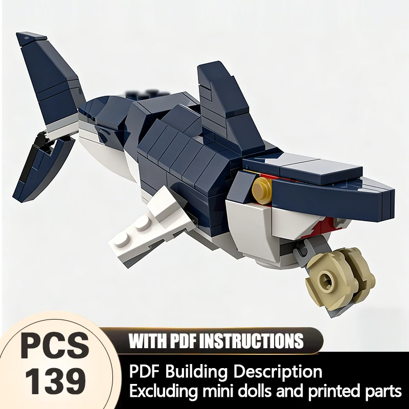 Creators Animal Series Model MOC Building Bricks Cartilaginous Fish Modular Technology Gifts Holiday Assemble Children Toys Suit
Creators Animal Series Model MOC Building Bricks Cartilaginous Fish Modular Technology Gifts Holiday Assemble Children Toys Suit